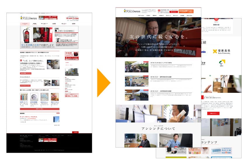 ヒートマップ分析×改善 HPリニューアルで検索ヒットを目指す