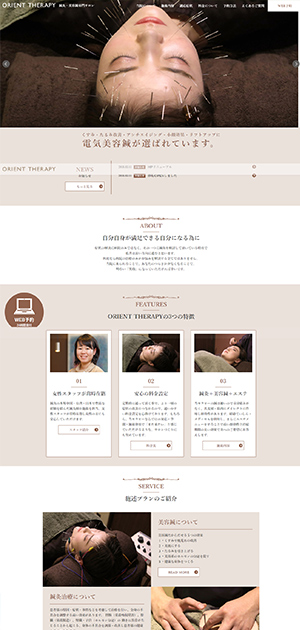 新規webサイト 鍼灸 鍼灸院サイト 美容院サイト インスタグラム設置